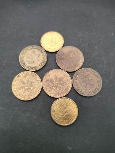 猩哥外币小铺➨【第203场】 - 德国7个