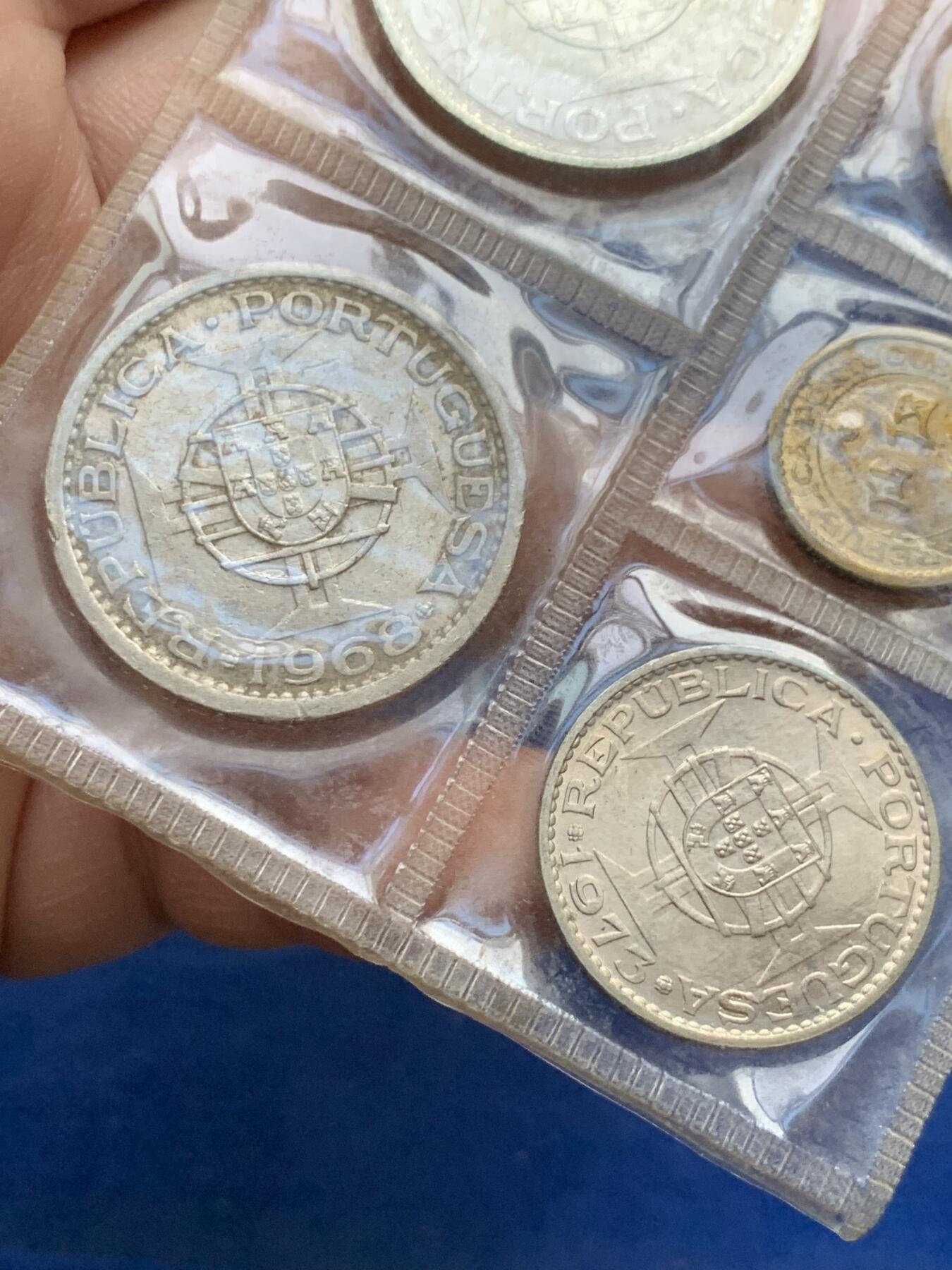 《竞宝斋》第441场 周日，周一，2场连拍 （全场包邮） 澳门钱币一组 5枚  含一枚银币 细节见图