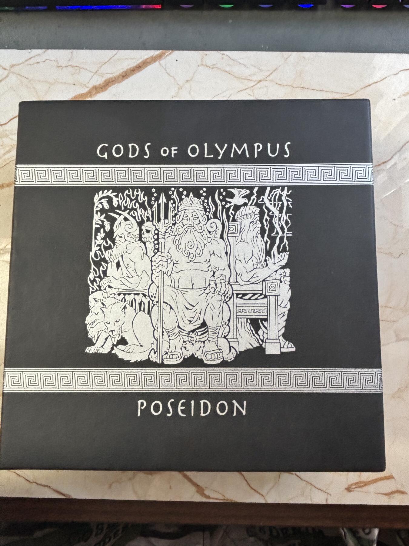 第183期拍卖 图瓦卢2014年奥林匹斯众神2海神波塞冬2盎司纪念银币，999银，发行1500枚