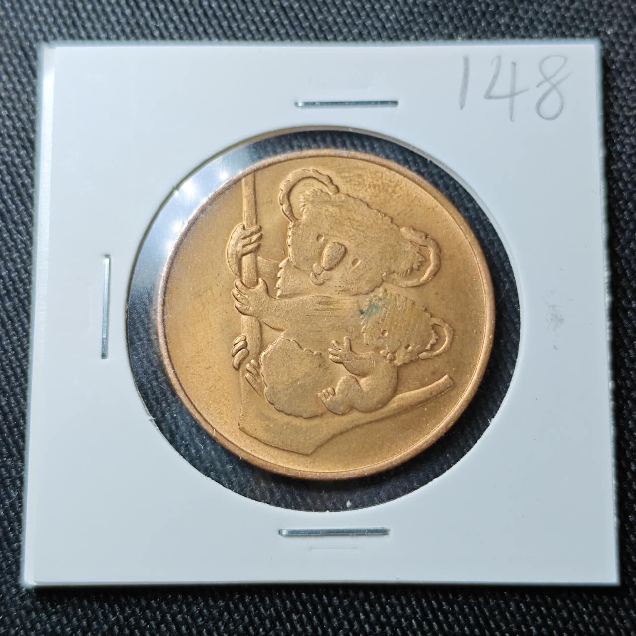 KK钱币收藏小铺 （套币 好品/批量散币 银币）专场  2月预留时间 周末发货  1984澳大利亚官方造币厂铸 纪念铜章 套币里面的