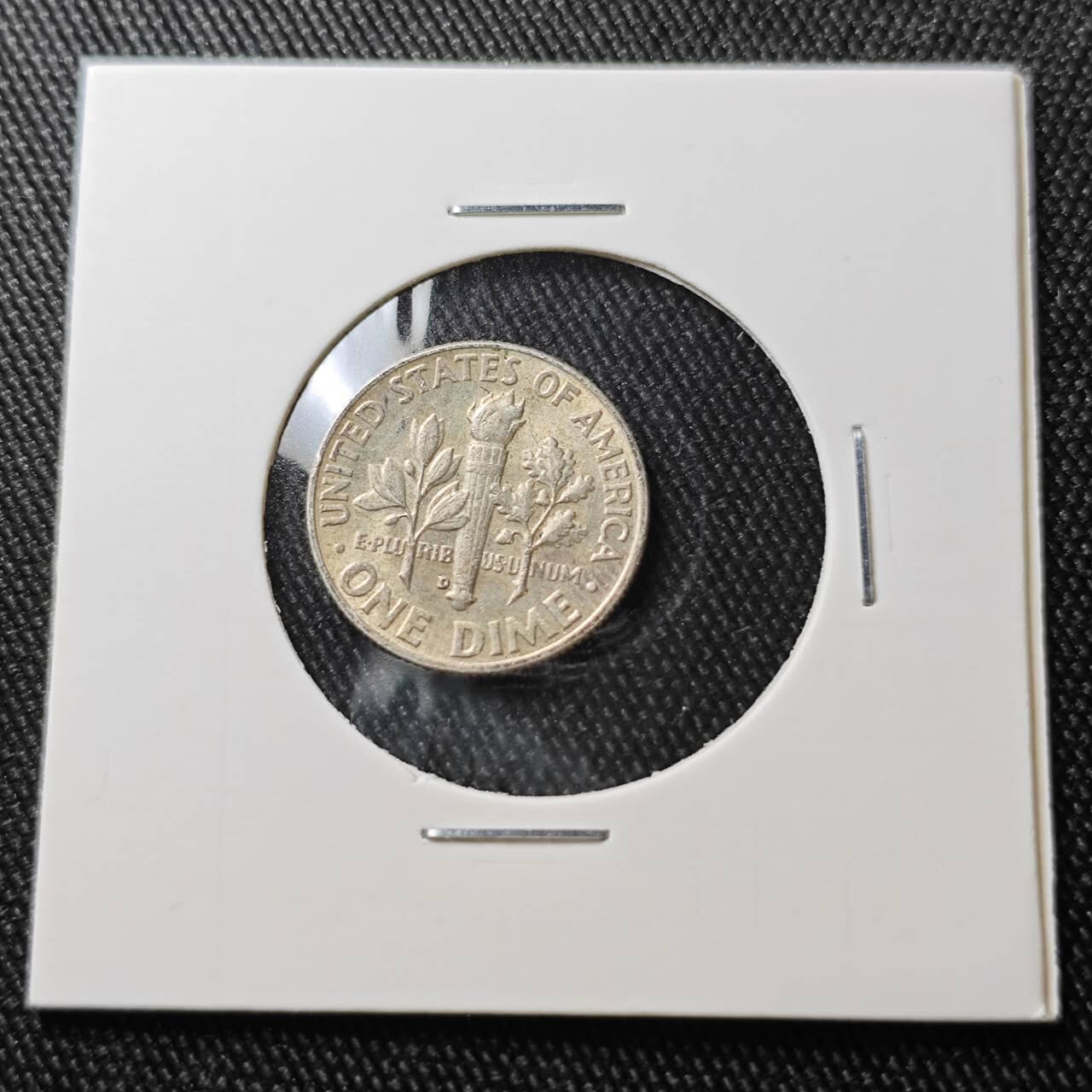 KK钱币收藏小铺 （套币 好品/批量散币 银币）专场  2月预留时间 周末发货  1964美国10分银币