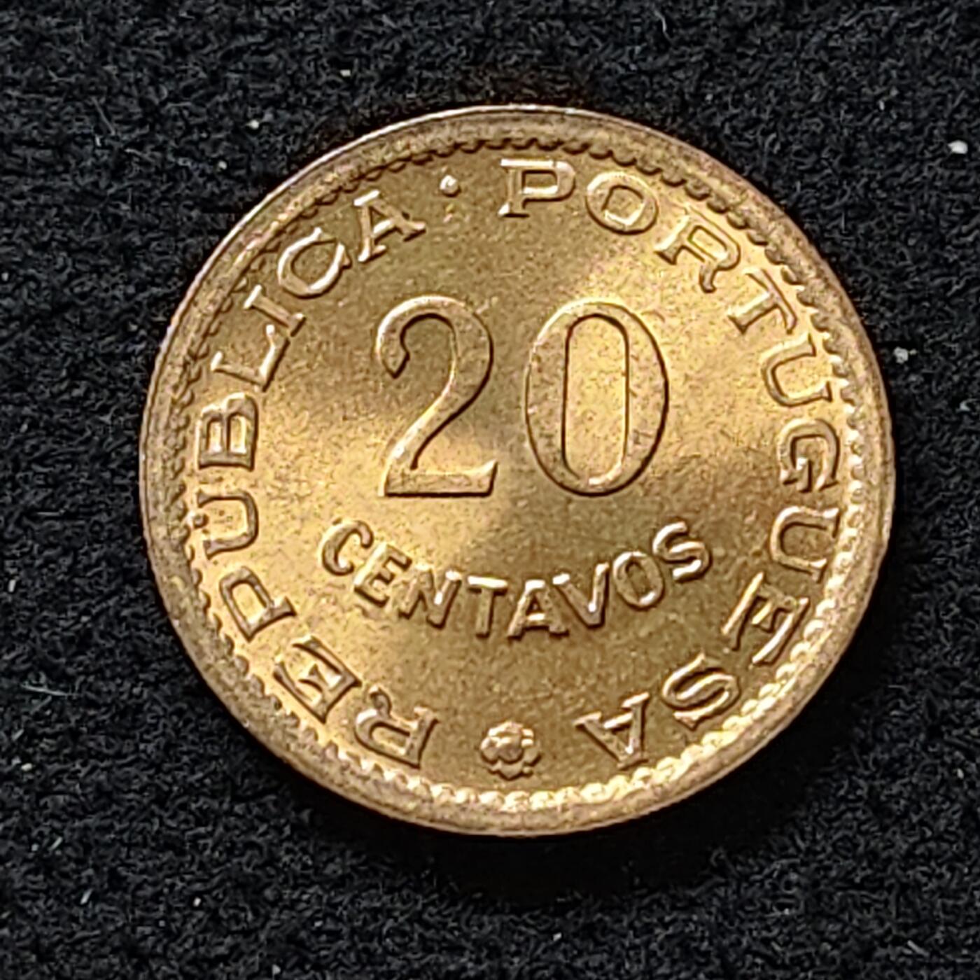 【全场包邮】纯粹捡漏拍480场（免费代拍第17场） 葡属莫桑比克1974年20分 原光BU