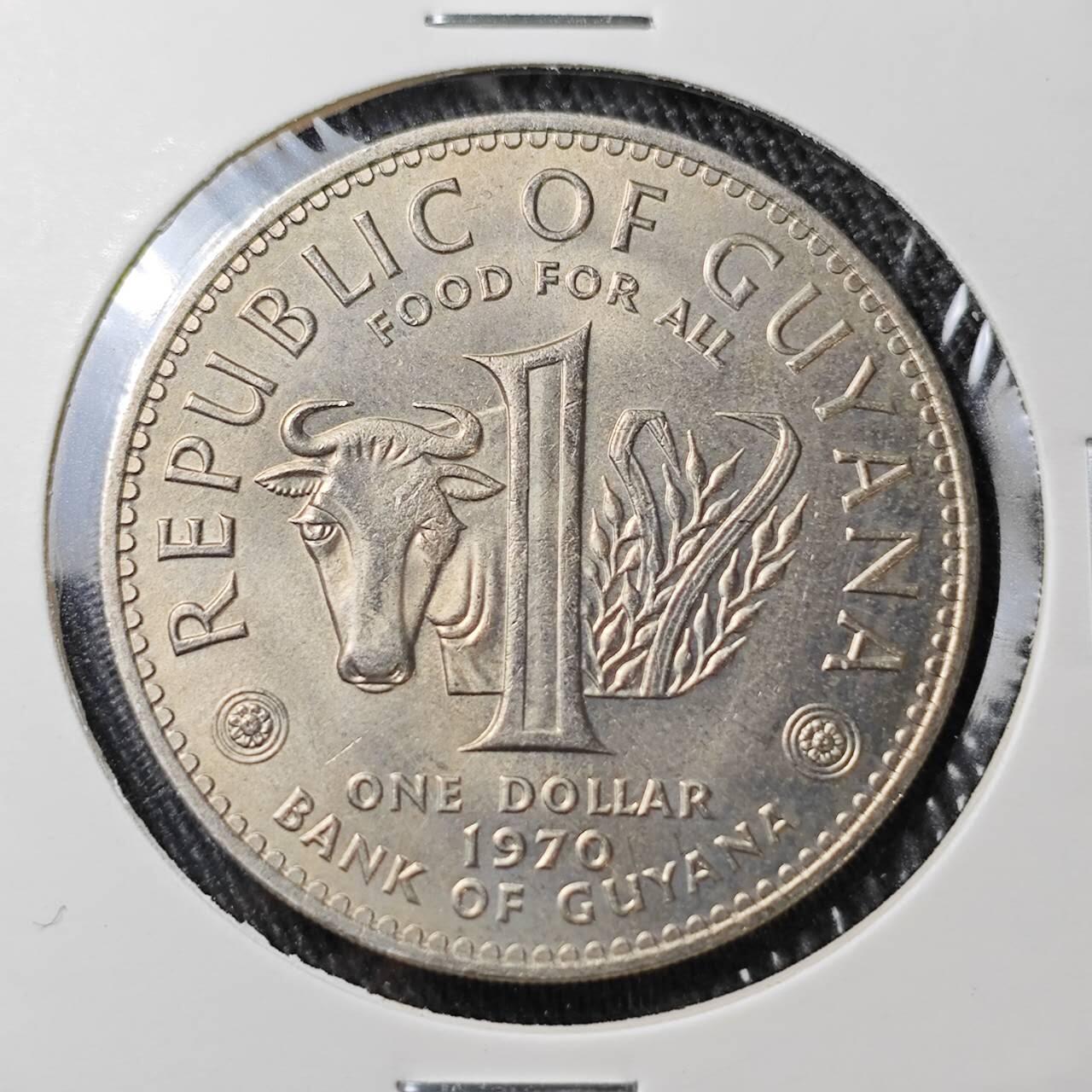 KK钱币收藏小铺 （套币 好品/批量散币 银币）专场  2月预留时间 周末发货  1970乌拉圭1比索 农粮纪念币