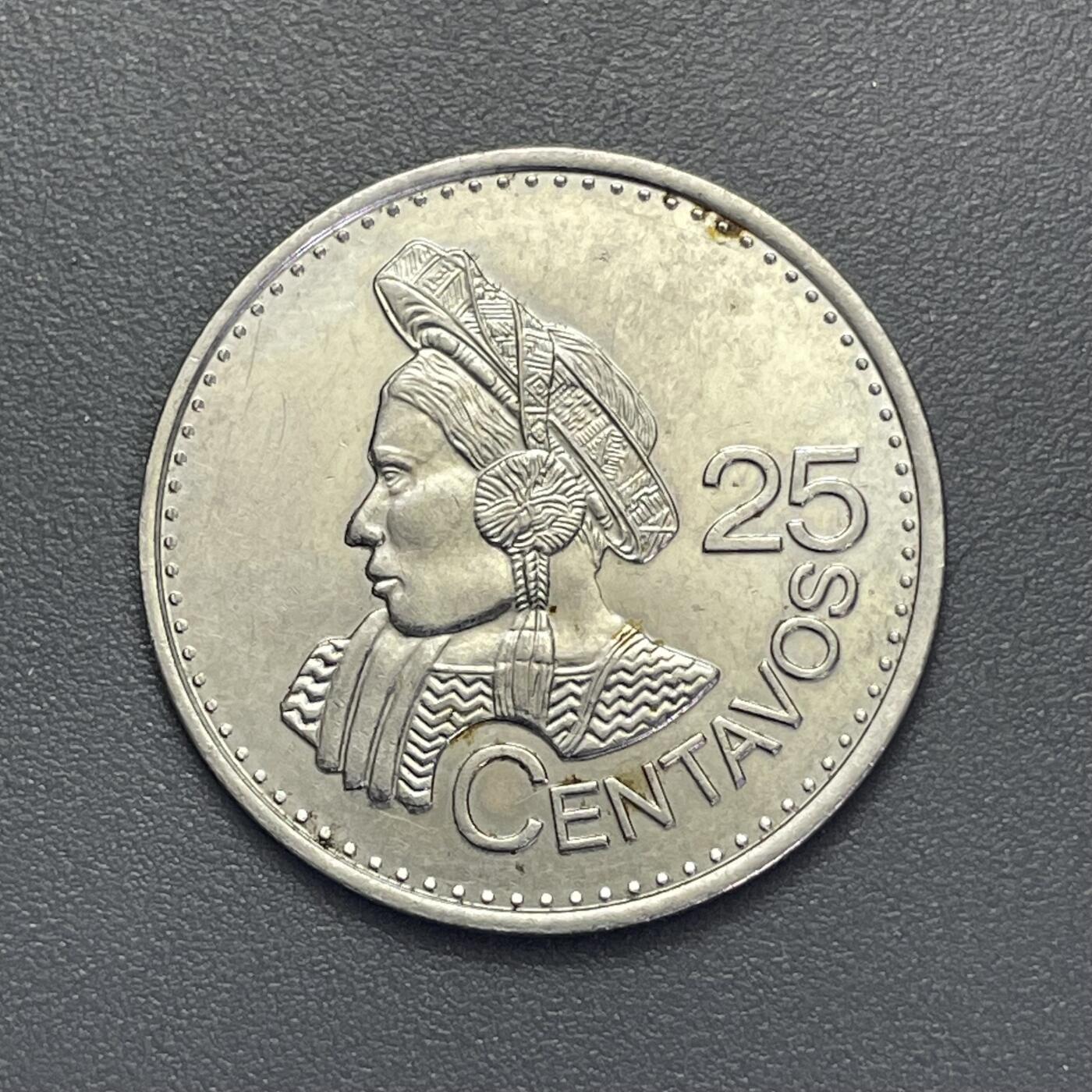 回流1123 危地马拉2016年25分 玛雅原住民头像