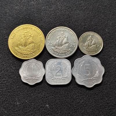 【全场包邮】纯粹捡漏拍480场（免费代拍第17场） - 东加勒比各年份6枚套币