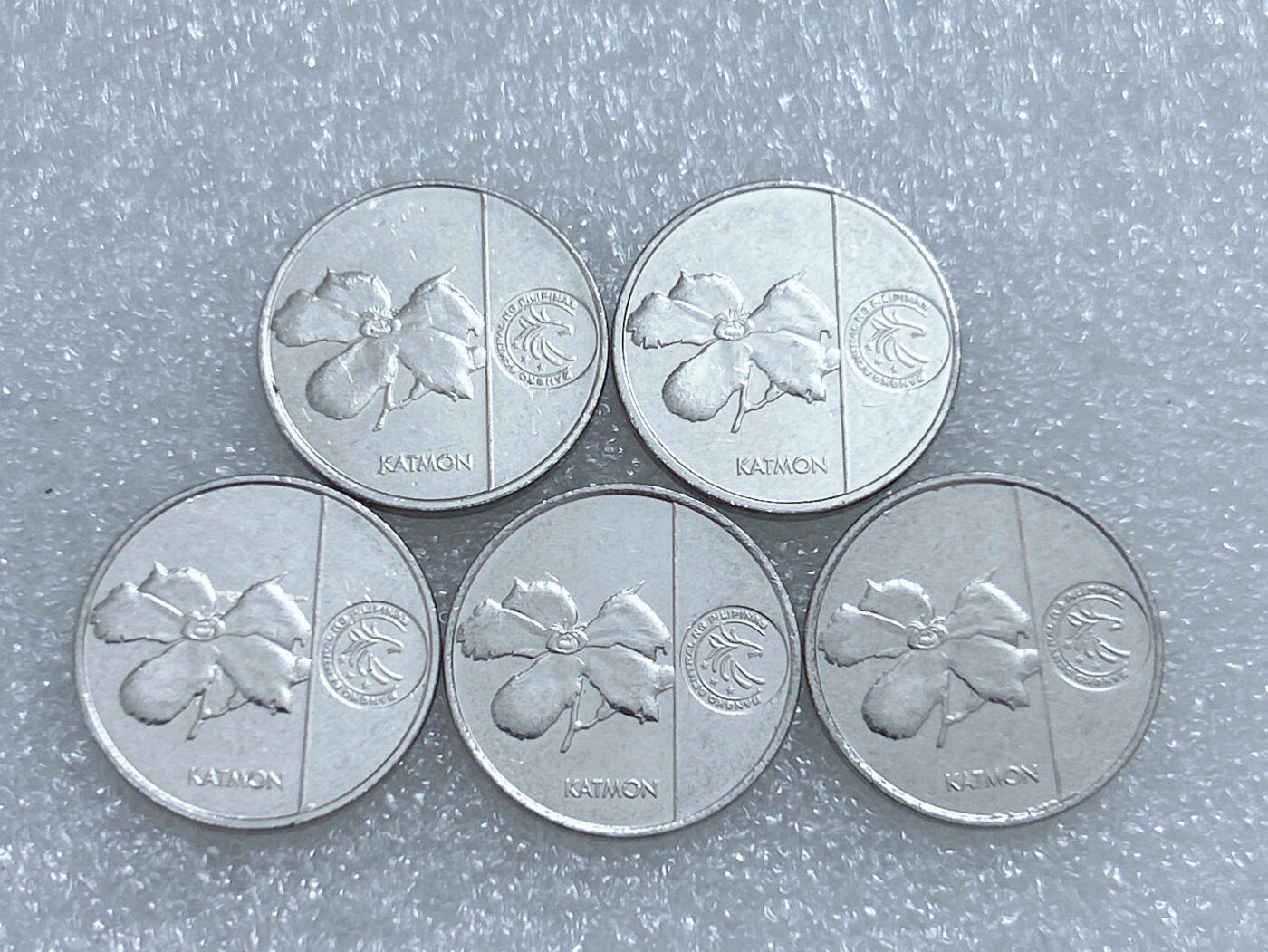 第一海外回流一元起拍收藏 散集专场  第271期 菲律宾25分硬币 5枚