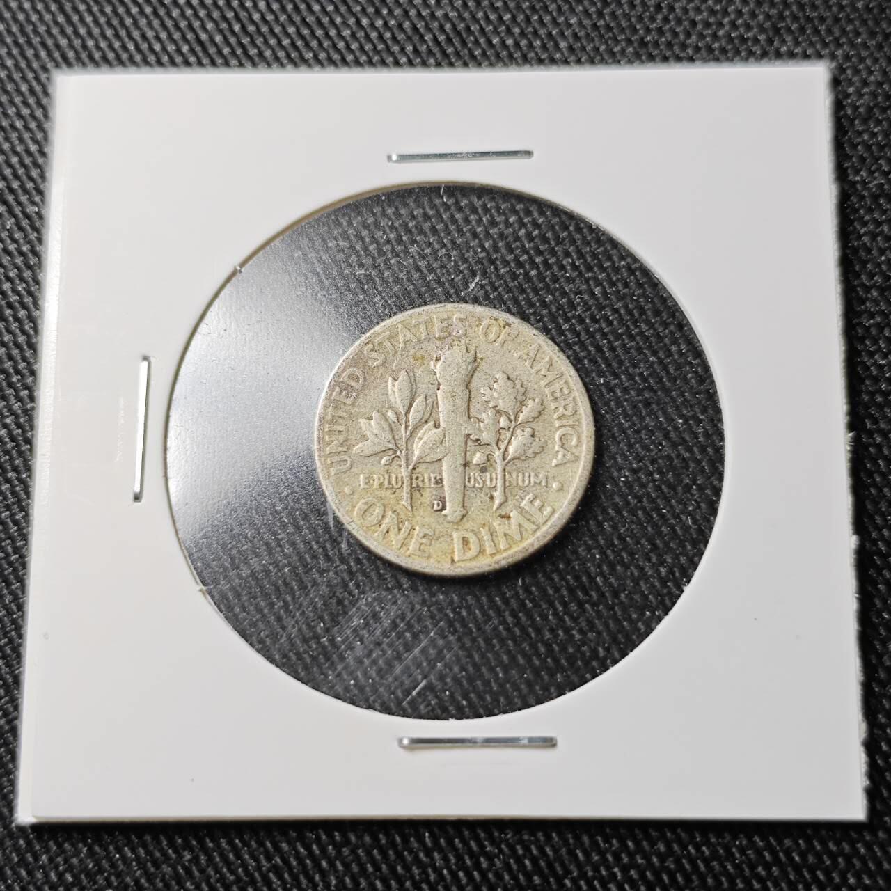 KK钱币收藏小铺 （套币 好品/批量散币 银币）专场  2月预留时间 周末发货   1946美国10分银币