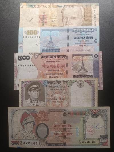 2025十一月第六期，总第204期 - 【玄】世界纸币批量五张流通品相