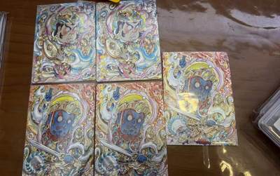 秋萤阁第33期 (11月23日周日晚上23点截拍，欢迎竞拍) 0佣金！ - 卡德曼 多吉 四大天王裸卡 5张