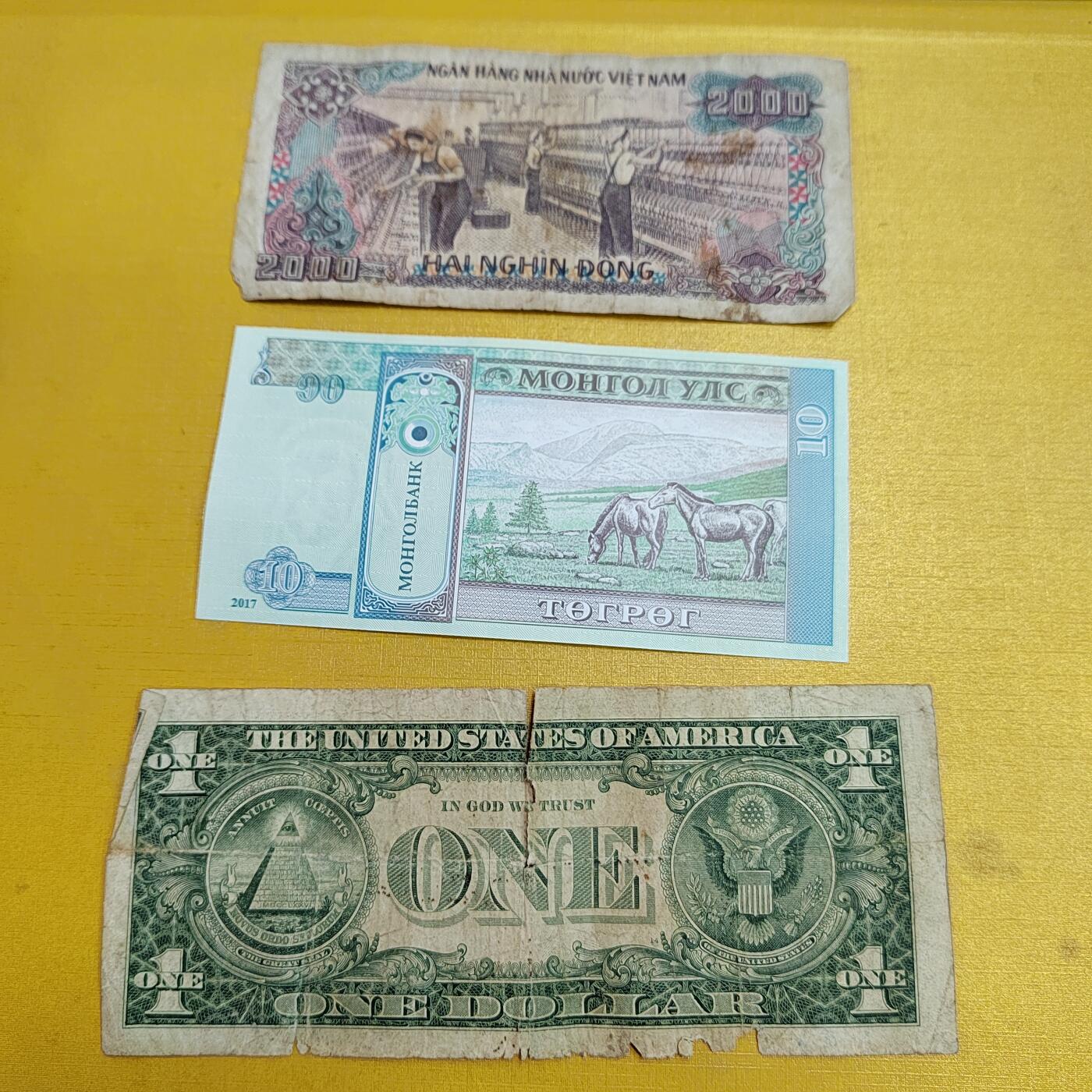 PCAI钱币24-616   外币与其他钱币小专场 外币三张