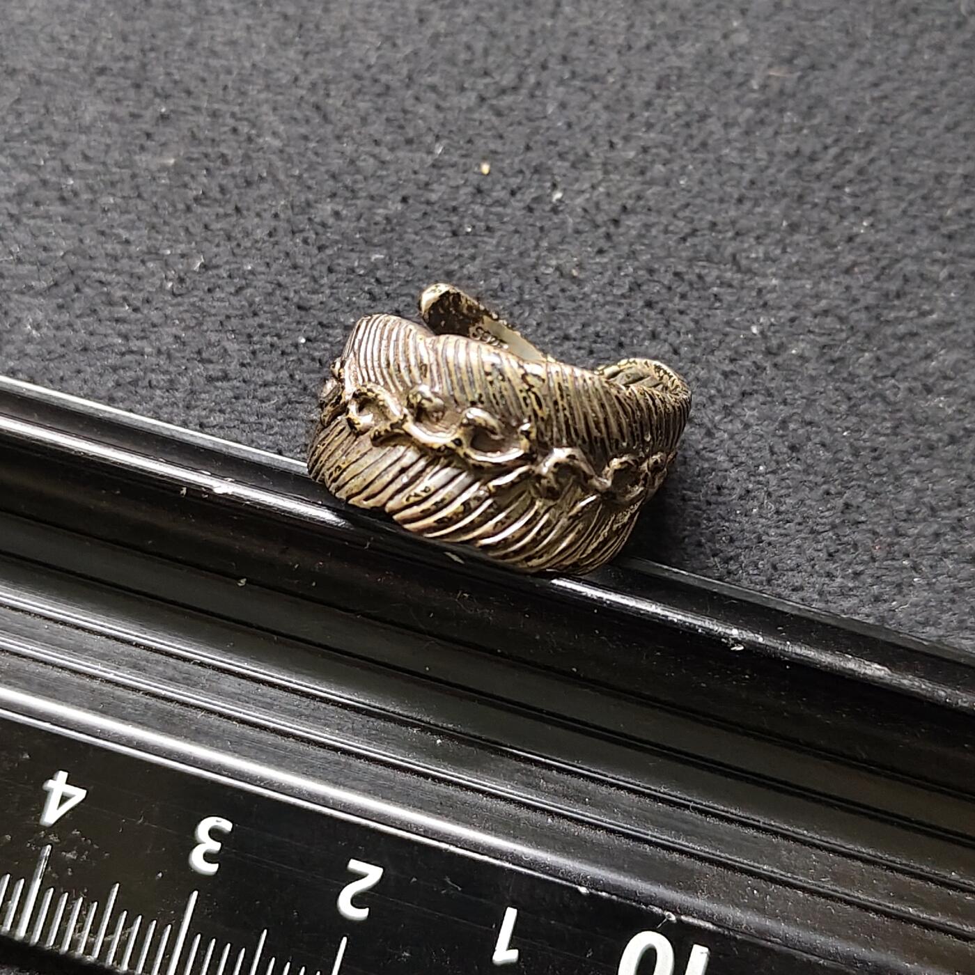 【全场包邮】纯粹捡漏拍480场（免费代拍第17场） 【杂件】仿羽毛型指环