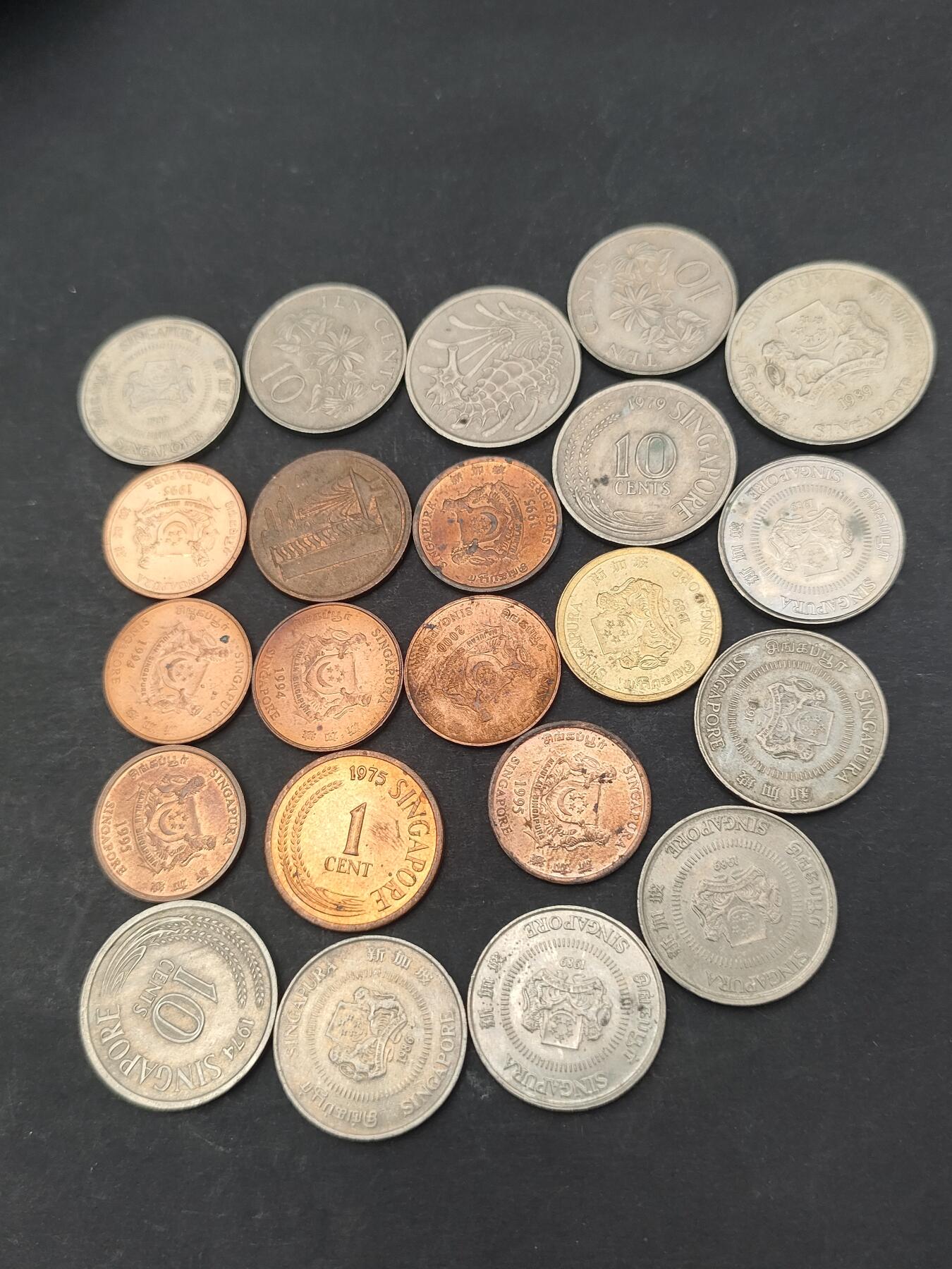 猩哥外币小铺➨【第203场】 新加坡22个