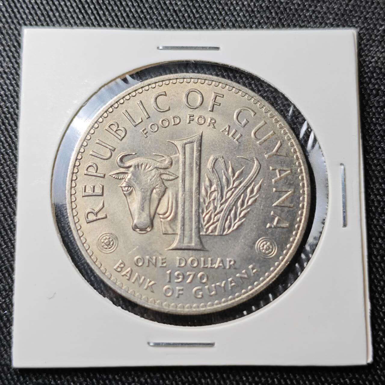 KK钱币收藏小铺 （套币 好品/批量散币 银币）专场  2月预留时间 周末发货  1970乌拉圭1比索 农粮纪念币