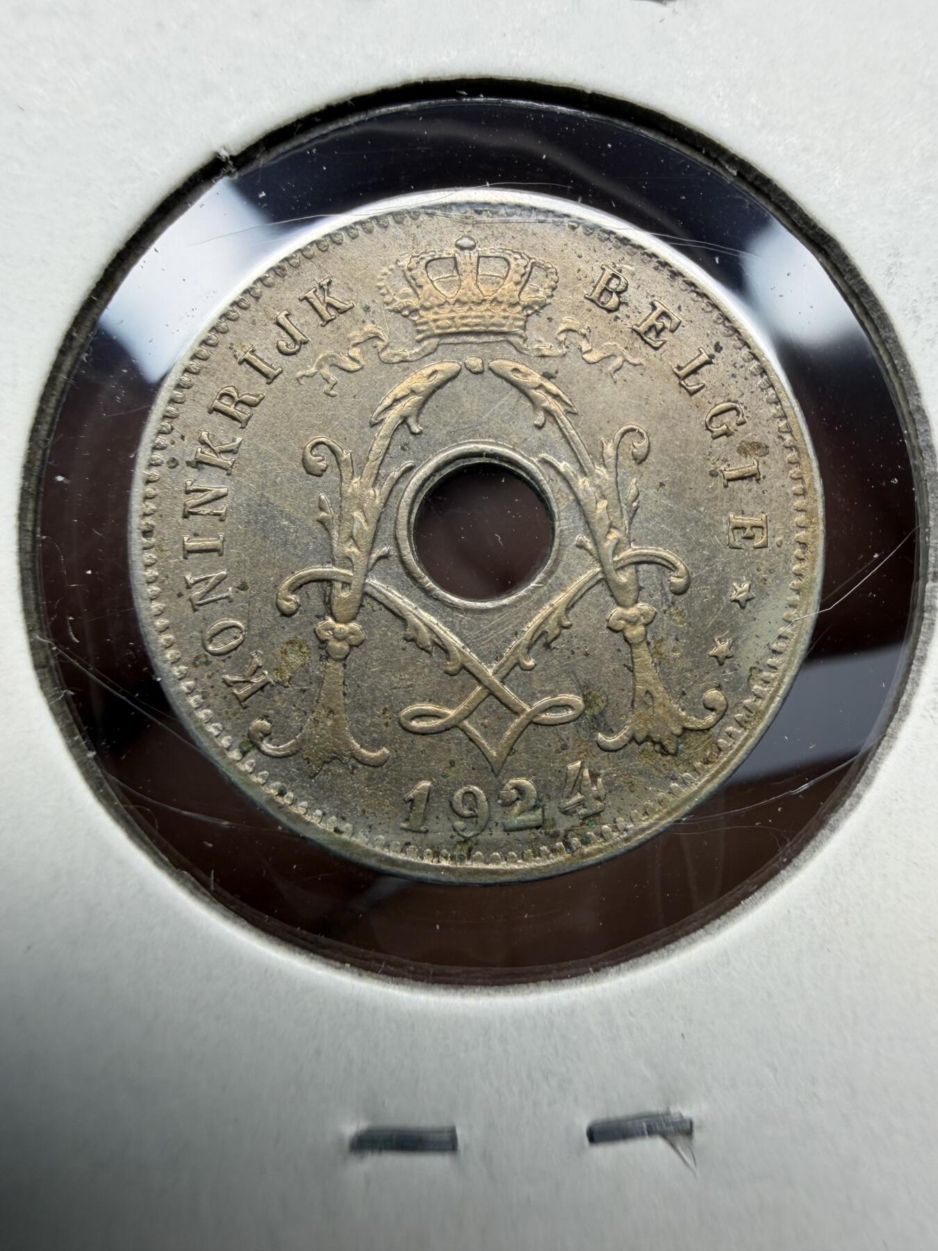 2025年集古藏今外币拍卖第十期-第9场—（总第289拍），可以寄存60天，满160元包邮。 1921年比利时5分