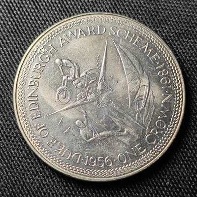 KK钱币收藏小铺 （套币 好品/批量散币 银币）专场  2月预留时间 周末发货 -  1981马恩岛1克朗形纪念币