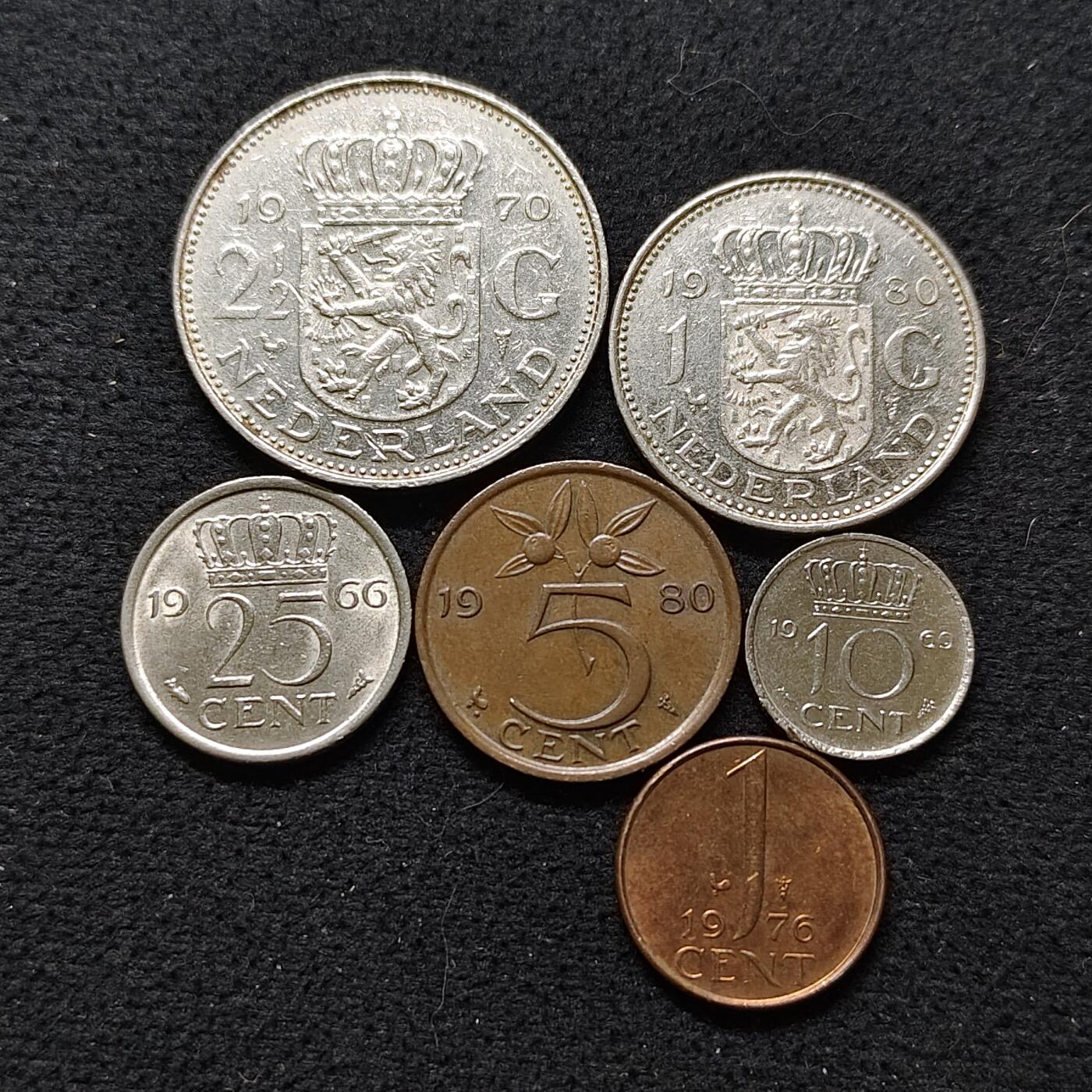 【全场包邮】纯粹捡漏拍480场（免费代拍第17场） 荷兰各年份6枚套币