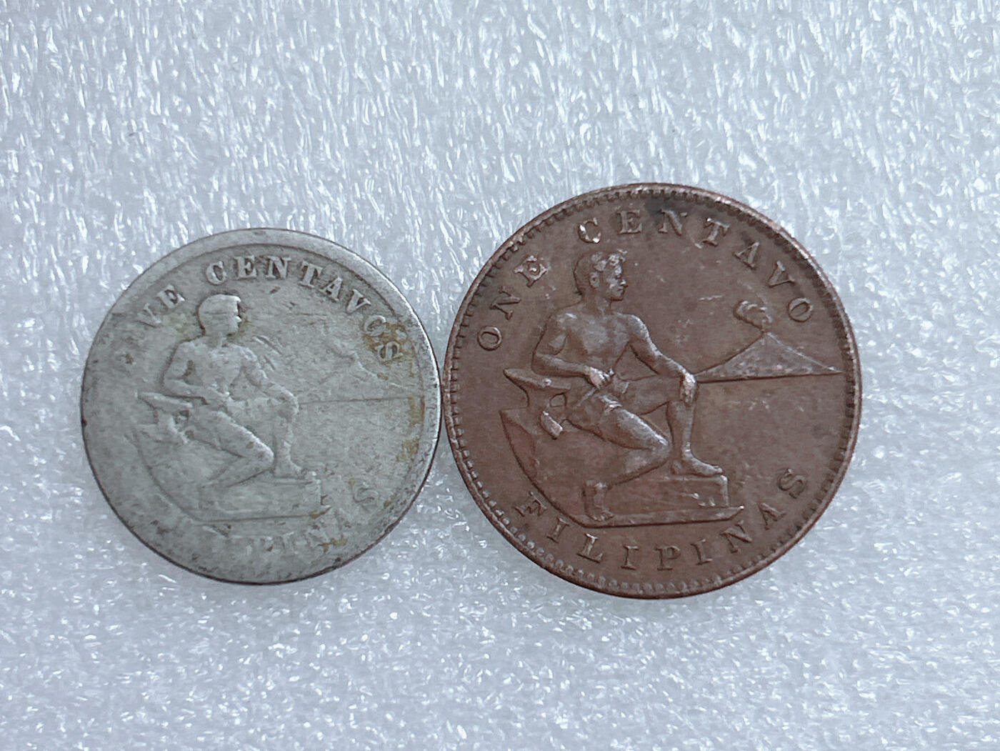 第一海外回流一元起拍收藏 散集专场  第271期 美属菲律宾硬币 2枚