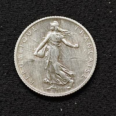 【全场包邮】纯粹捡漏拍480场（免费代拍第17场） - 法国1916年播种女神1法郎银币
