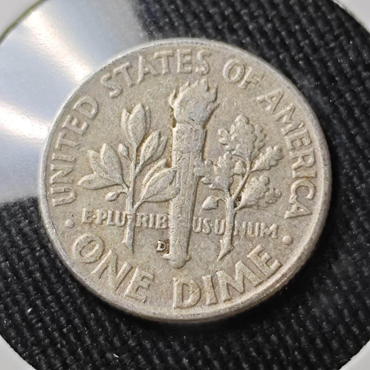 KK钱币收藏小铺 （套币 好品/批量散币 银币）专场  2月预留时间 周末发货   1958美国10分银币