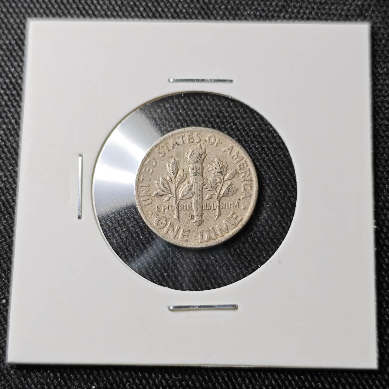 KK钱币收藏小铺 （套币 好品/批量散币 银币）专场  2月预留时间 周末发货   1958美国10分银币