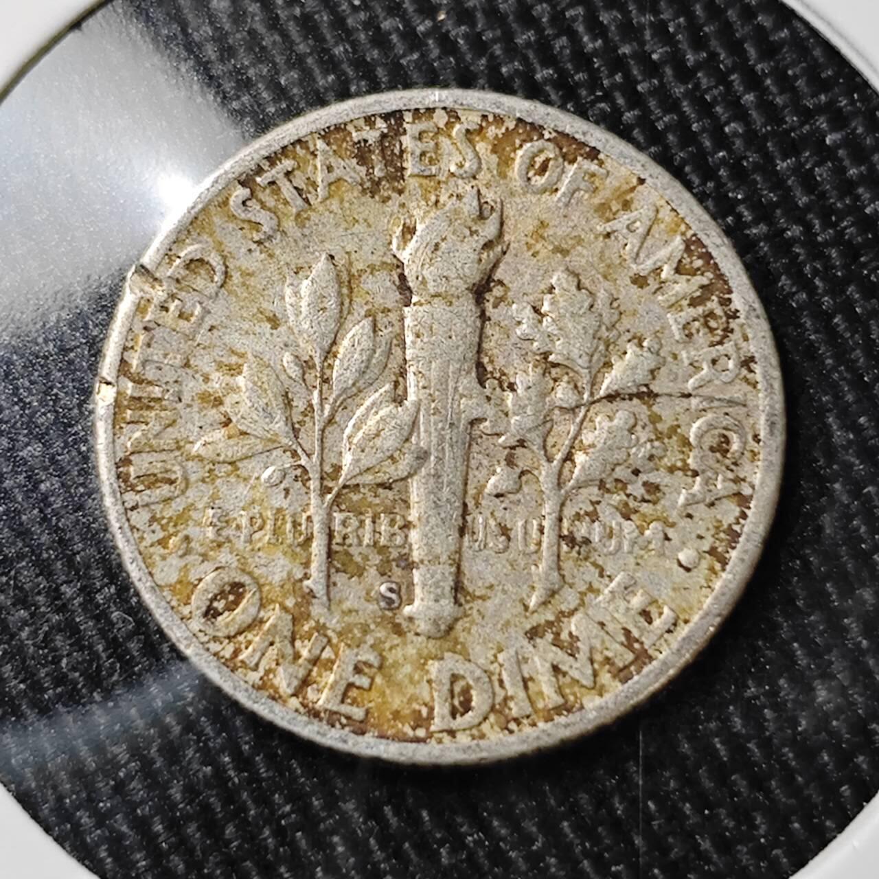 KK钱币收藏小铺 （套币 好品/批量散币 银币）专场  2月预留时间 周末发货   1951美国10分银币