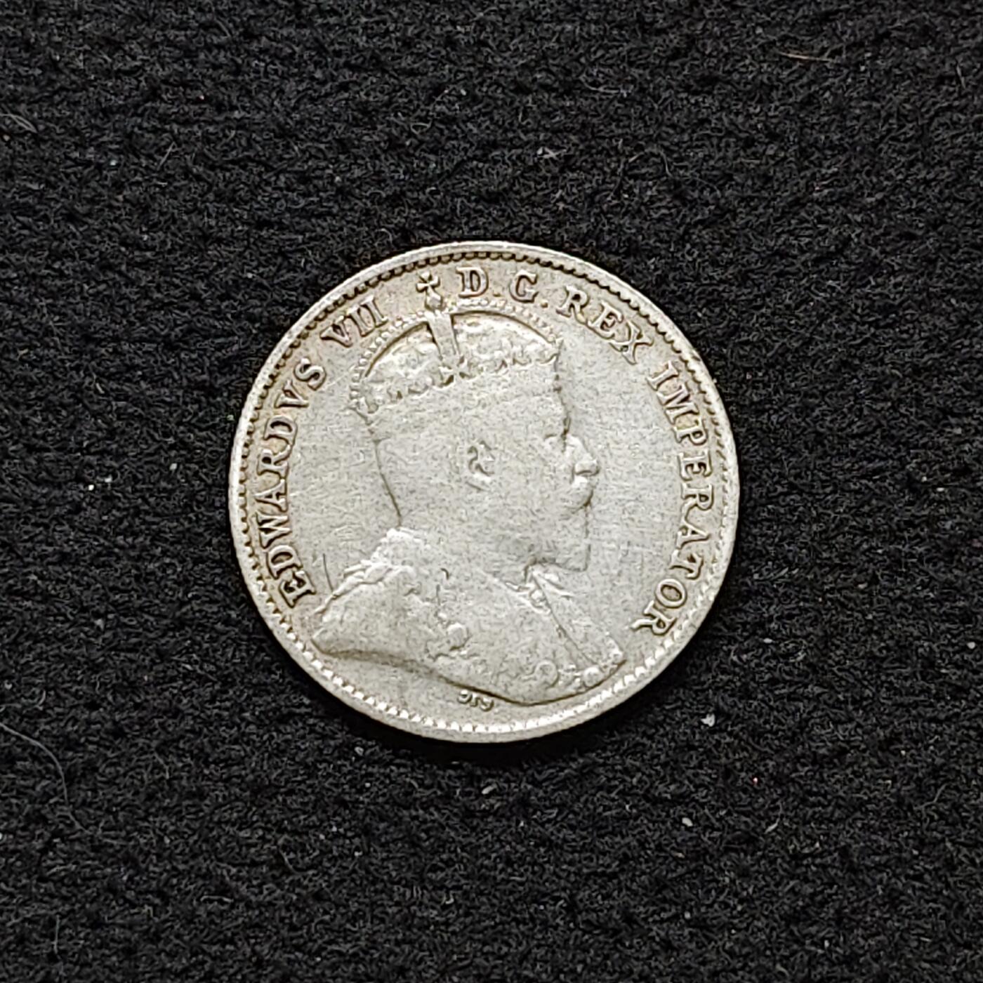 【全场包邮】纯粹捡漏拍480场（免费代拍第17场） 加拿大1910年爱德华七世5分银币