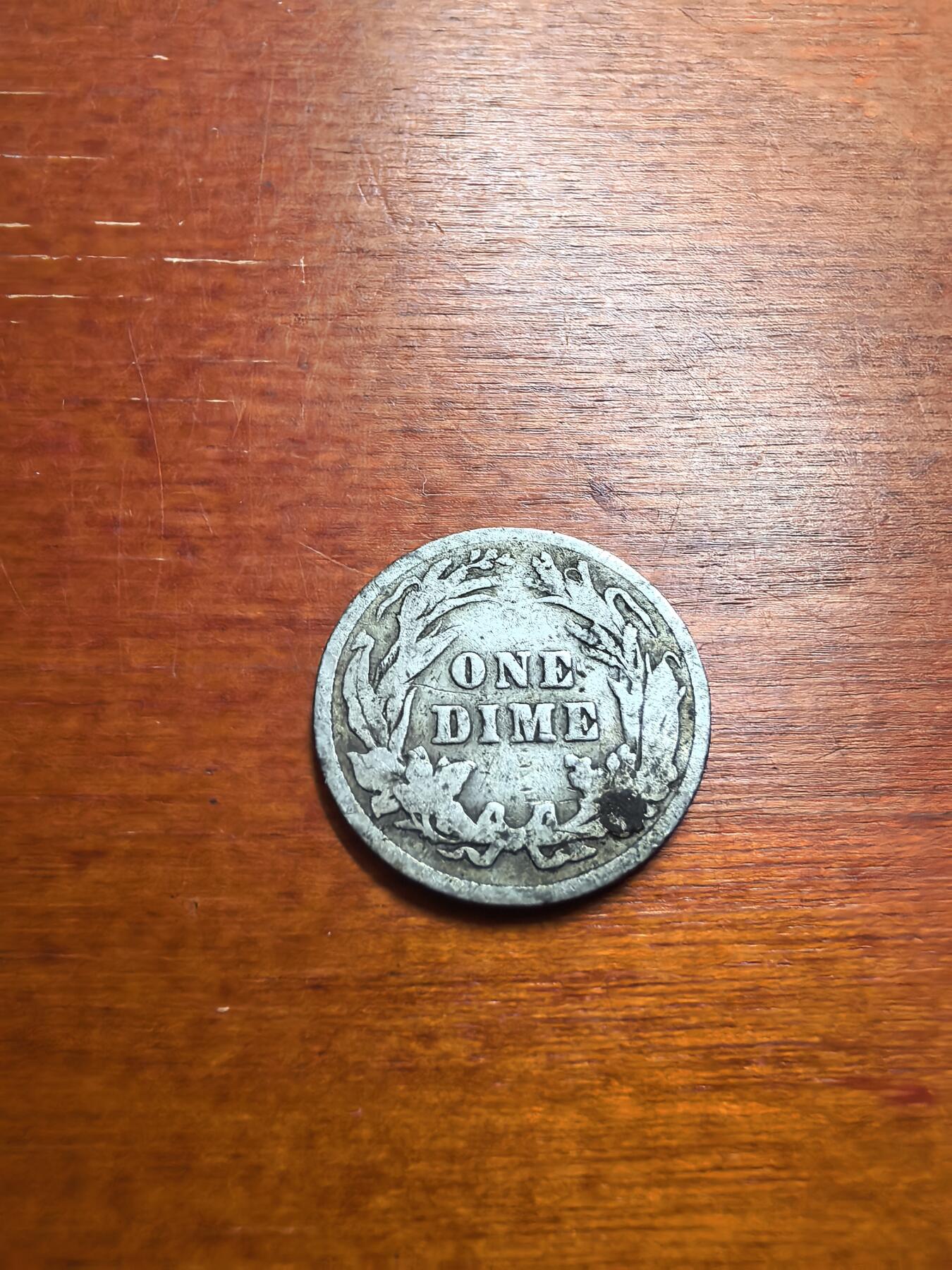 长老汇蛇年精选第七十七场拍卖 1904美国巴伯10美分银币，克书800美金