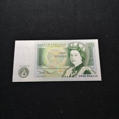 【全场包邮】纯粹捡漏拍480场（免费代拍第17场） - 【纸钞】英国英格兰银行女王1镑