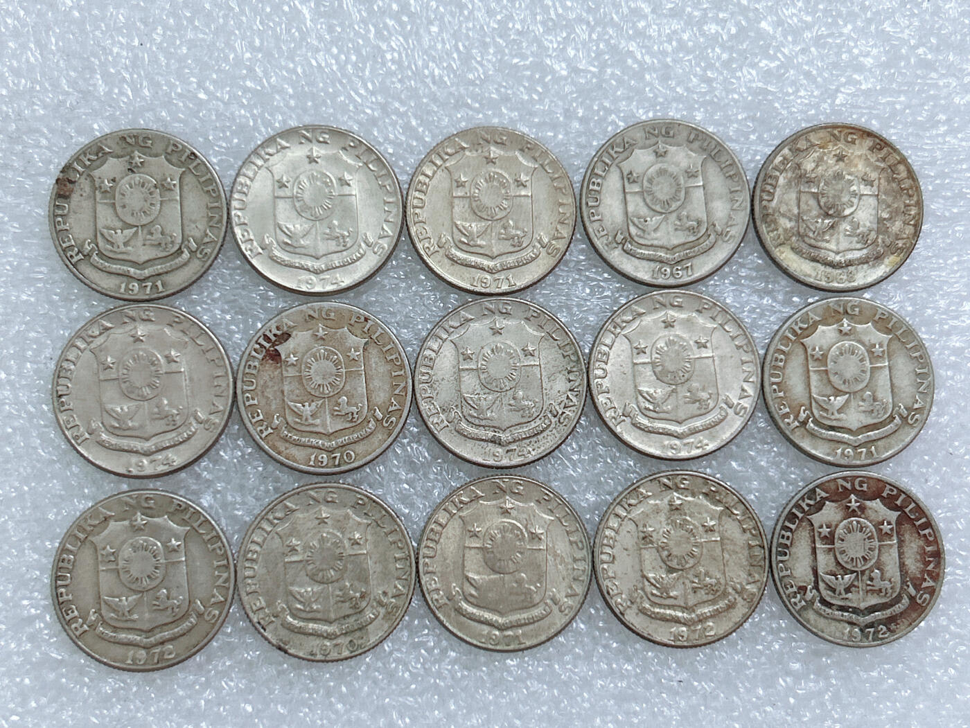 第一海外回流一元起拍收藏 散集专场  第271期 菲律宾10分硬币 15枚