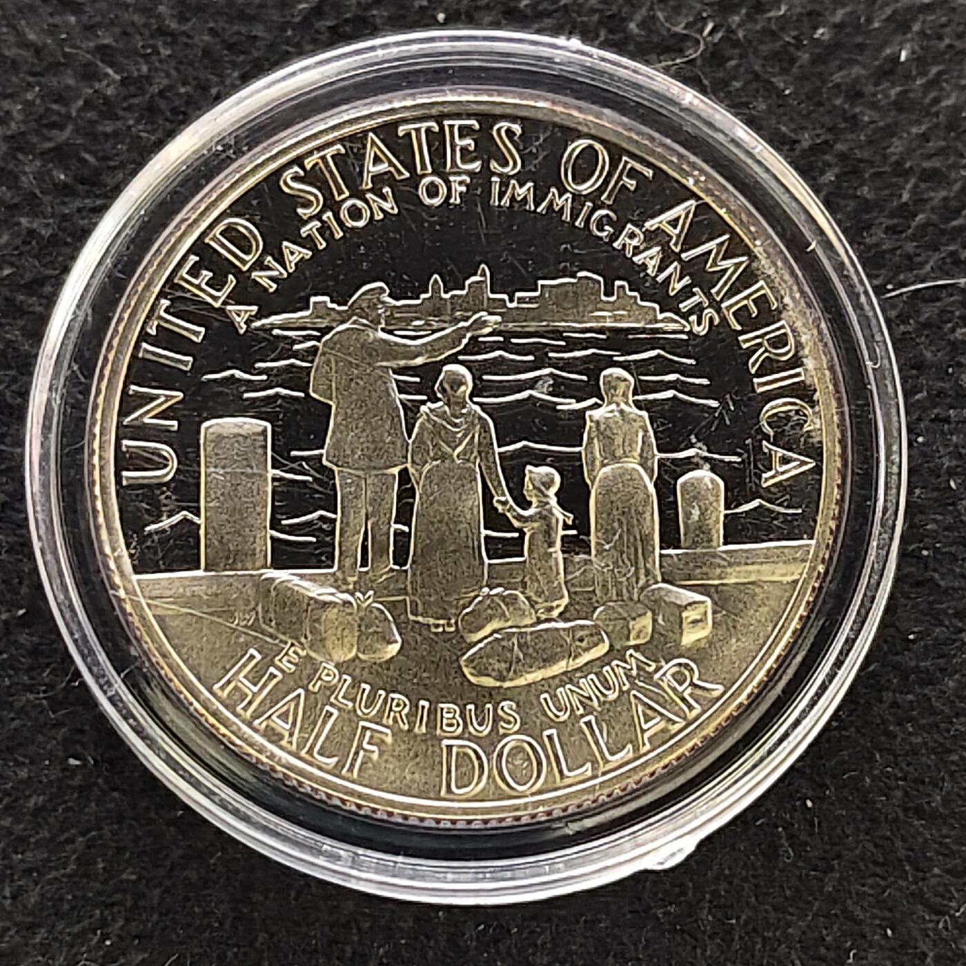 【全场包邮】纯粹捡漏拍480场（免费代拍第17场） 美国1986年半元自由女神100周年精制纪念币