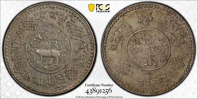 梧彩钱庄捡漏拍11月 - (1933) 16-7 中国西藏桑松果木银币 初版