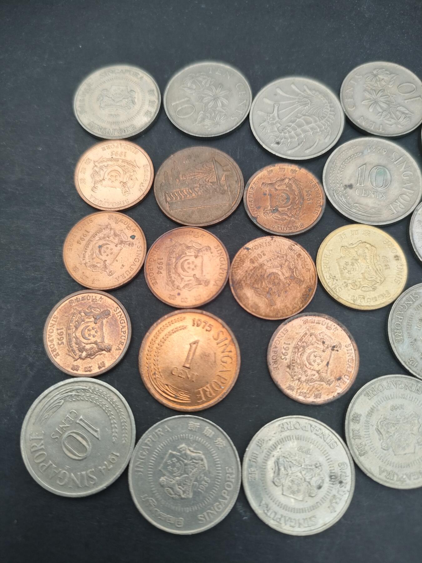 猩哥外币小铺➨【第203场】 新加坡22个