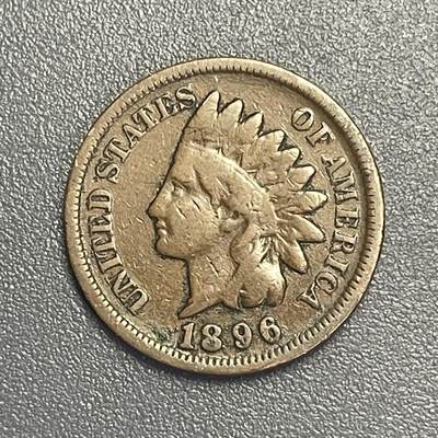 回流1123 - 美国1896年1分 印第安人头像