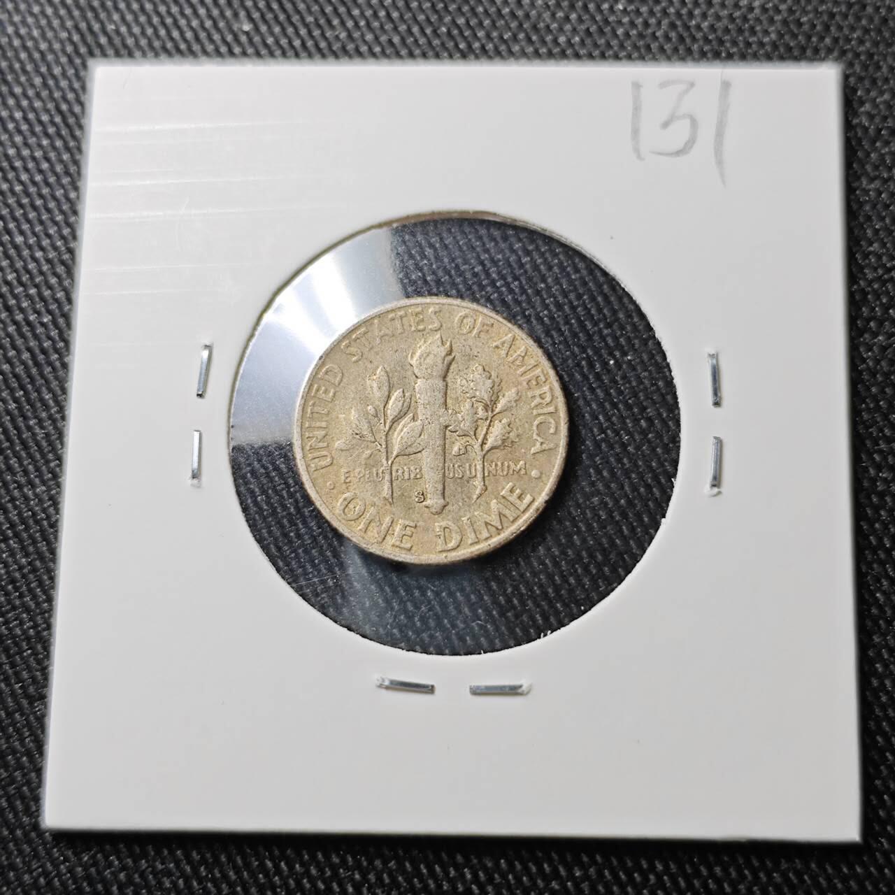 KK钱币收藏小铺 （套币 好品/批量散币 银币）专场  2月预留时间 周末发货   1954美国10分银币