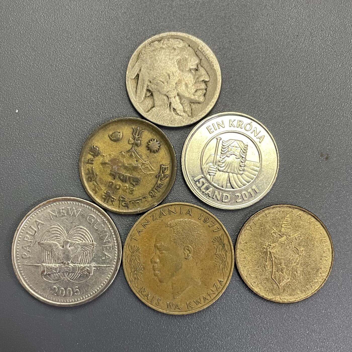 回流1123 各国动物6枚