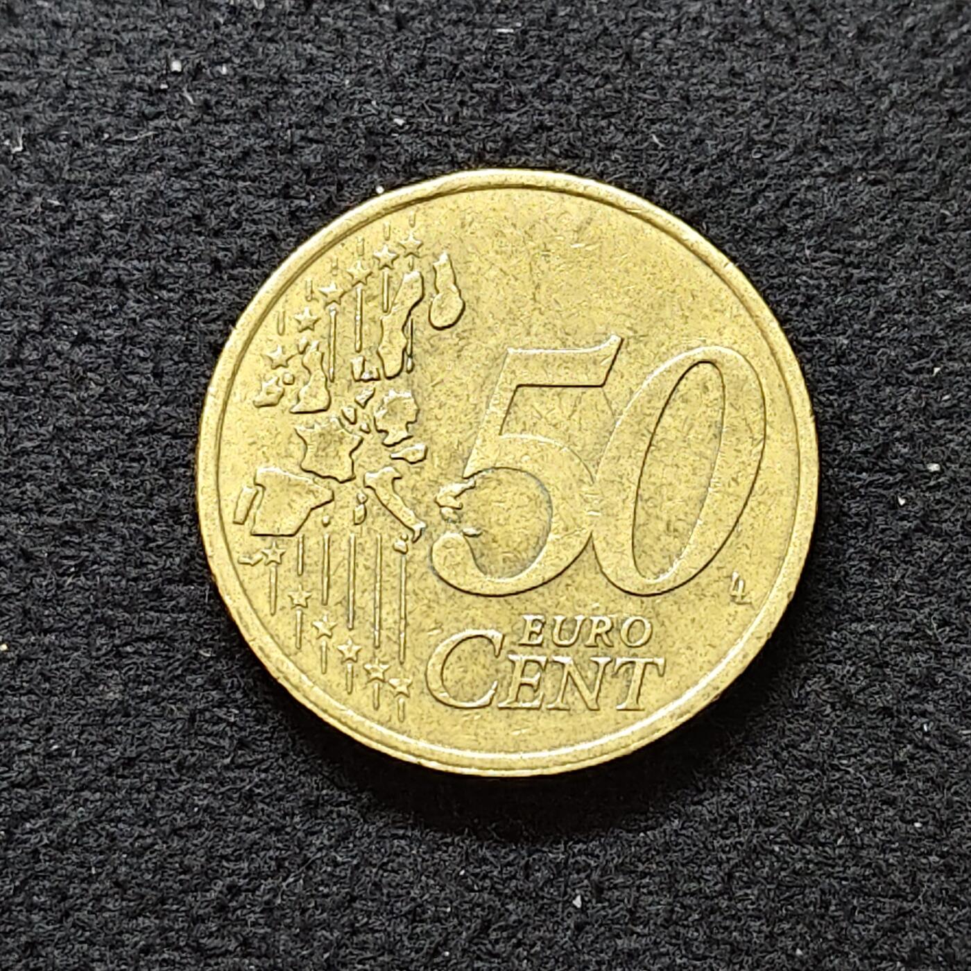 【全场包邮】纯粹捡漏拍480场（免费代拍第17场） 法国1999年首发版50欧分