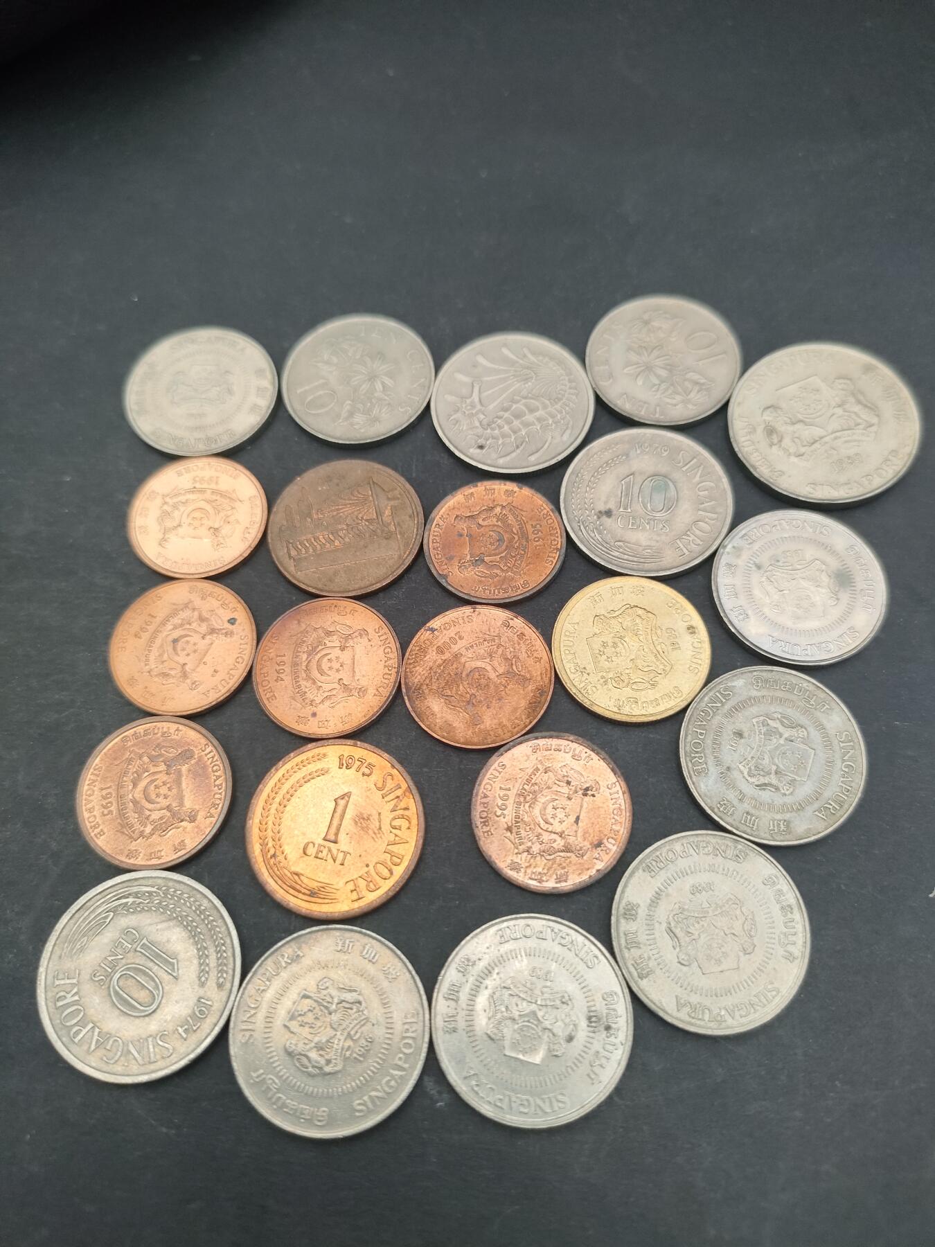 猩哥外币小铺➨【第203场】 新加坡22个