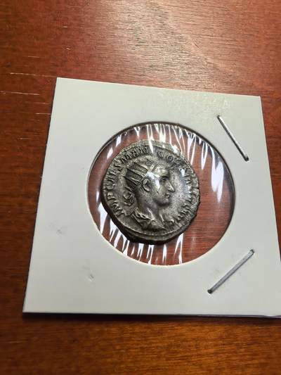 长老汇马年精选第九场拍卖 - （238-244）古罗马戈尔迪安三世1D银币，5.04克