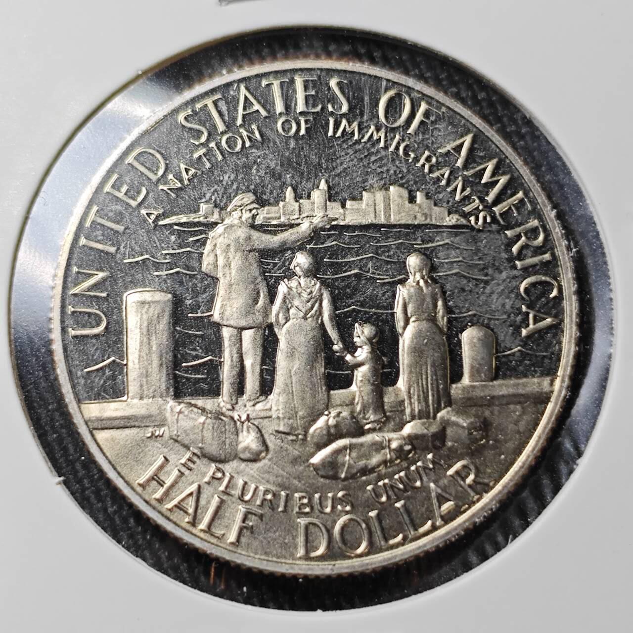 KK钱币收藏小铺 （套币 好品/批量散币 银币）专场  2月预留时间 周末发货  1986美国50美分纪念币 精制纪念币