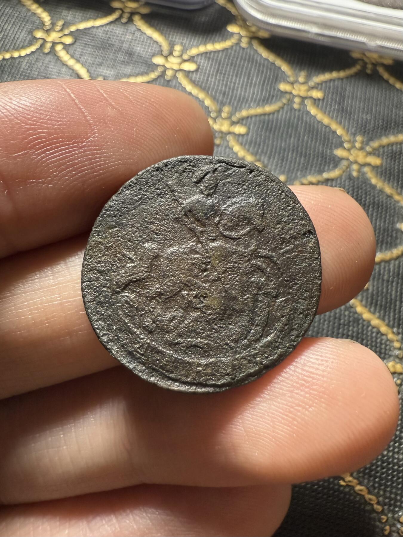 南宋泉阁俄币 外币 国币 专场第二十期 【送拍无额外佣金】 沙俄 叶卡捷琳娜二世 1784年 半戈比铜币 KM厂 少见品种 通货