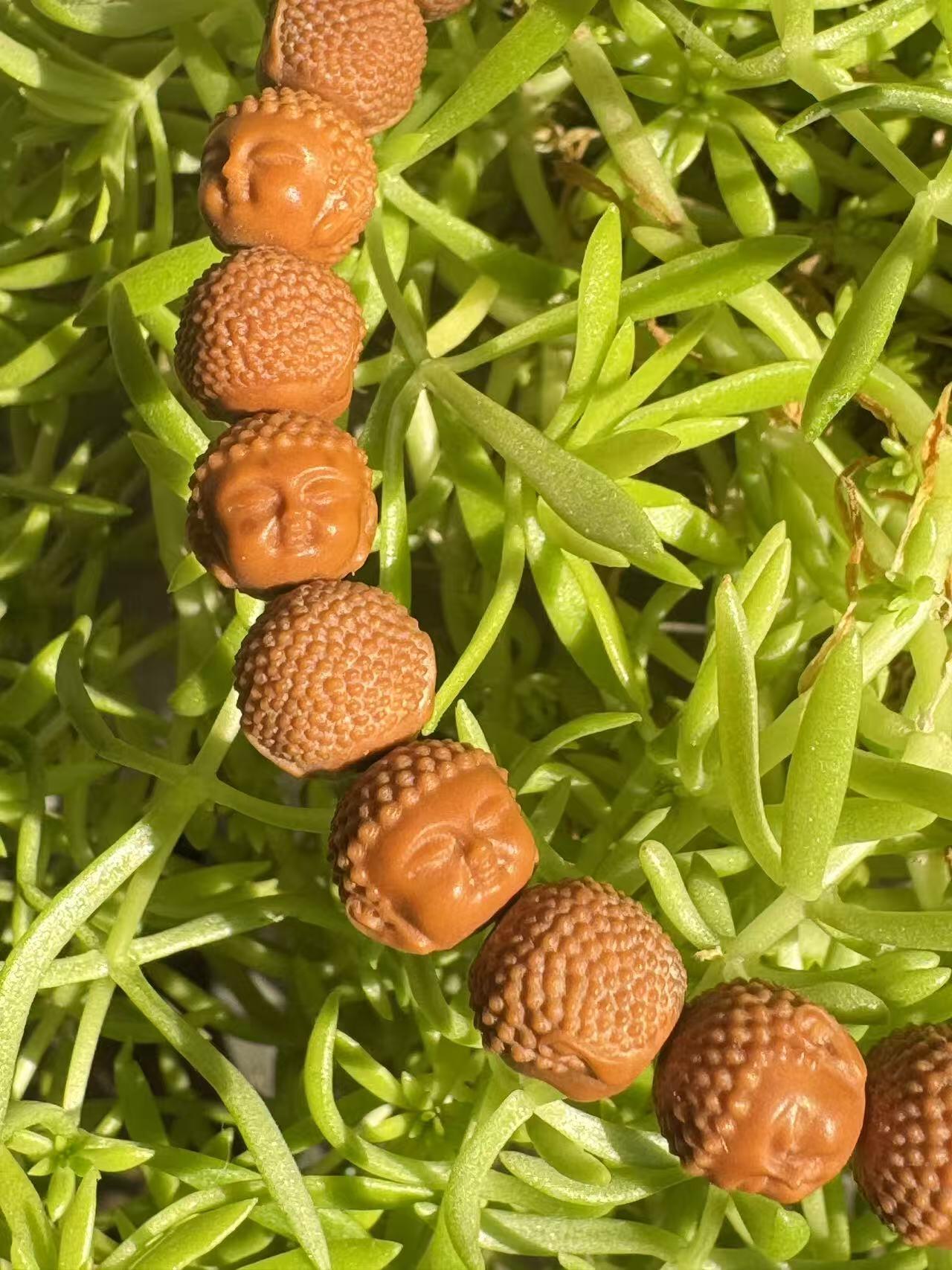 零元拍：猴头雕宝宝佛手串9MM