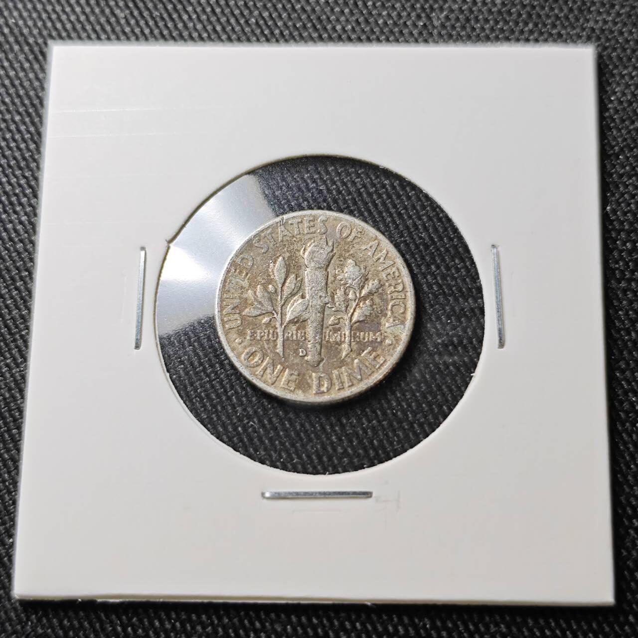 KK钱币收藏小铺 （套币 好品/批量散币 银币）专场  2月预留时间 周末发货   1961美国10分银币