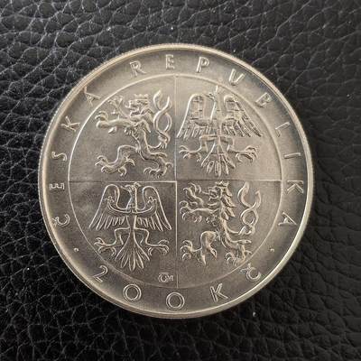 道一币馆币章第一百五十七场 - 捷克1996年雅库布·扬·里巴的圣诞弥撒流传200年200克朗银币  13g 900s 27500