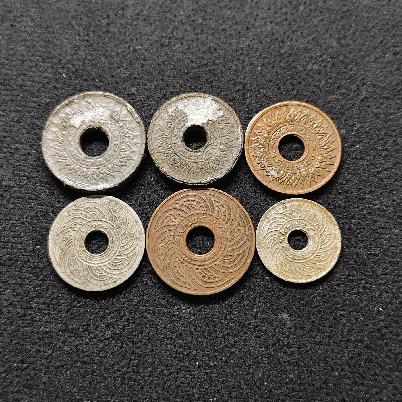 【全场包邮】纯粹捡漏拍480场（免费代拍第17场） 泰国拉玛八世各年份散币6枚一组