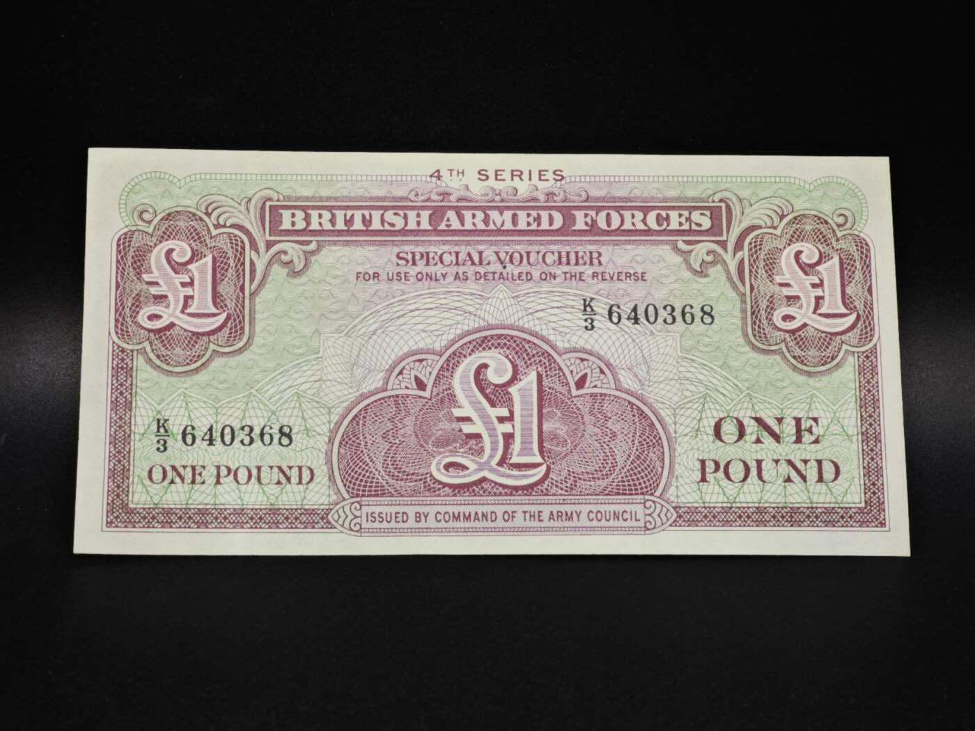 【淘币小摊】实时拍第八百零六拍   纸币场   满百包邮可预留二周 每周一统一发货   英国1镑军票