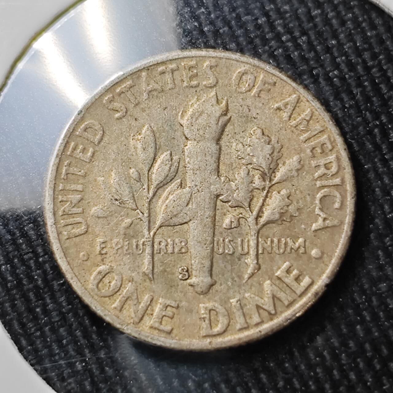 KK钱币收藏小铺 （套币 好品/批量散币 银币）专场  2月预留时间 周末发货   1954美国10分银币