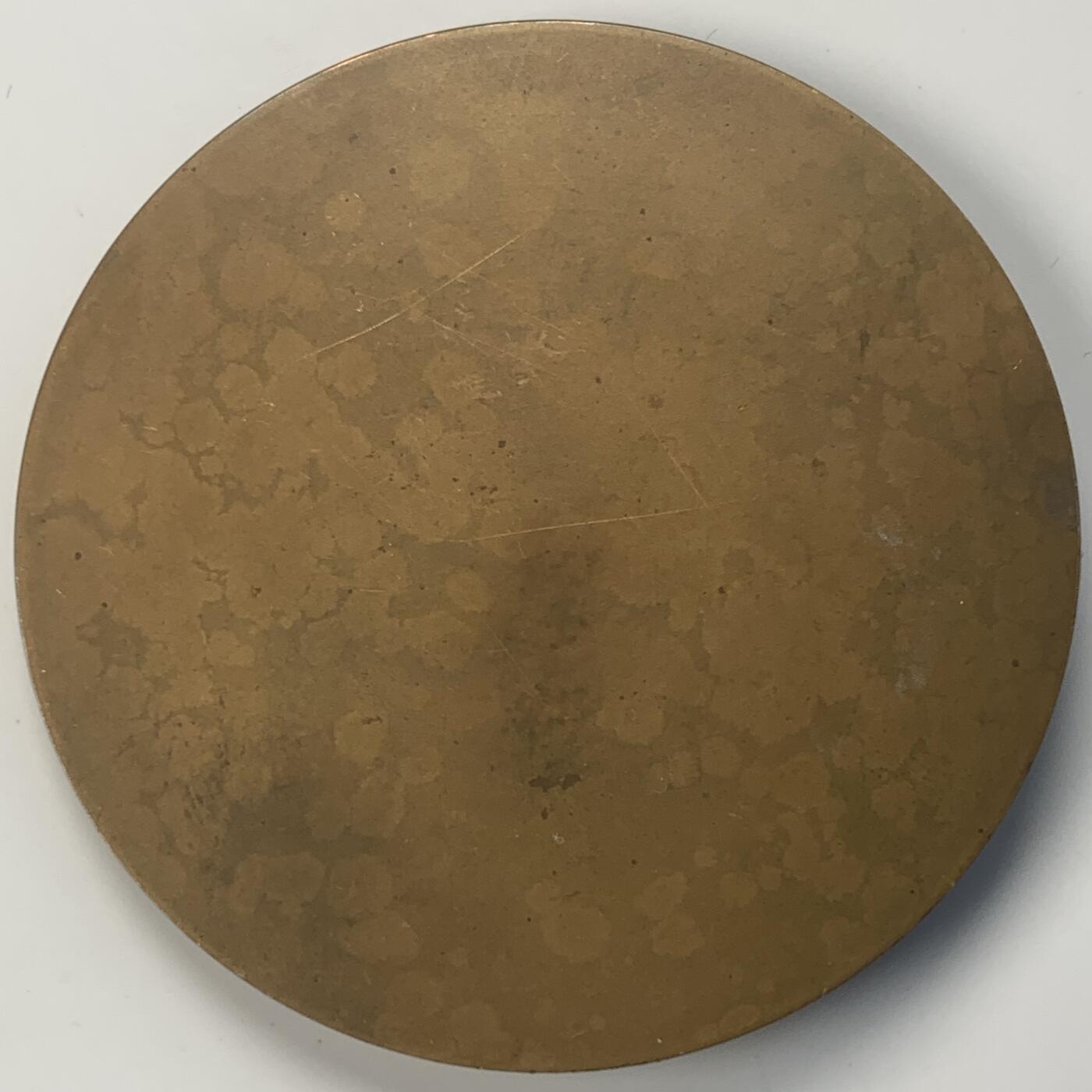 掌中浮雕-藏着的欧洲第043场 德国工程师贝克铜章，68mm，139g