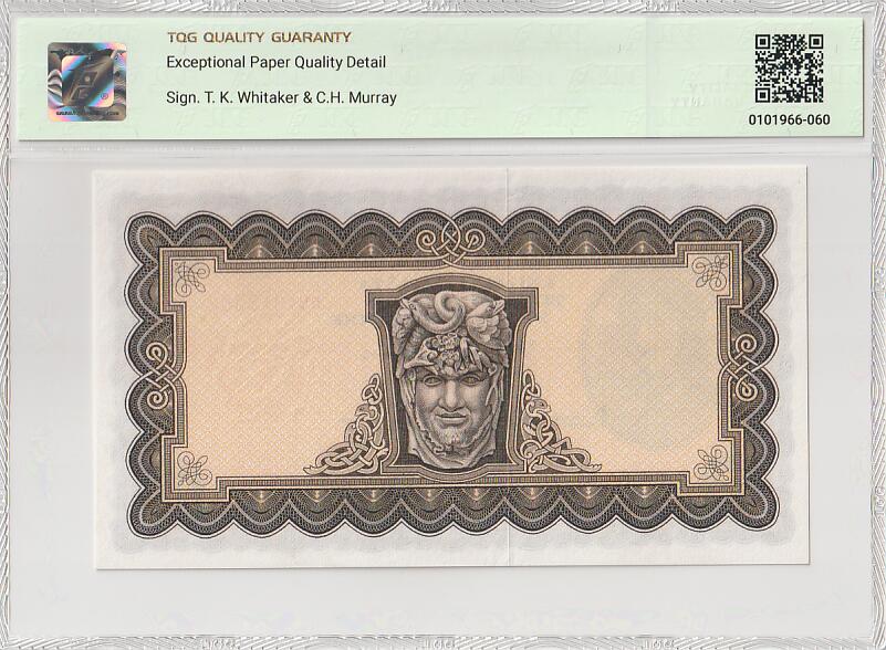 2025十一月第六期，总第204期 爱尔兰1973年5镑TQG64epqd无47，爱尔兰人格化象征“拉维利夫人”