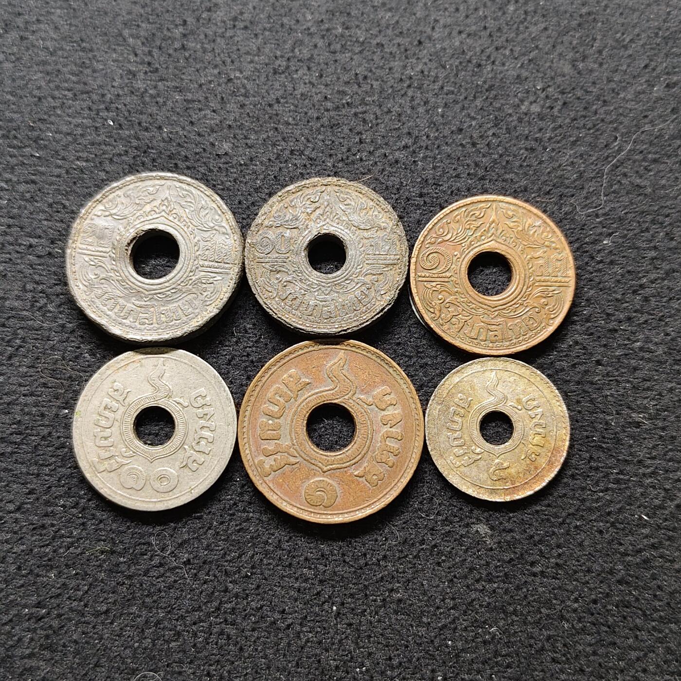 【全场包邮】纯粹捡漏拍480场（免费代拍第17场） 泰国拉玛八世各年份散币6枚一组