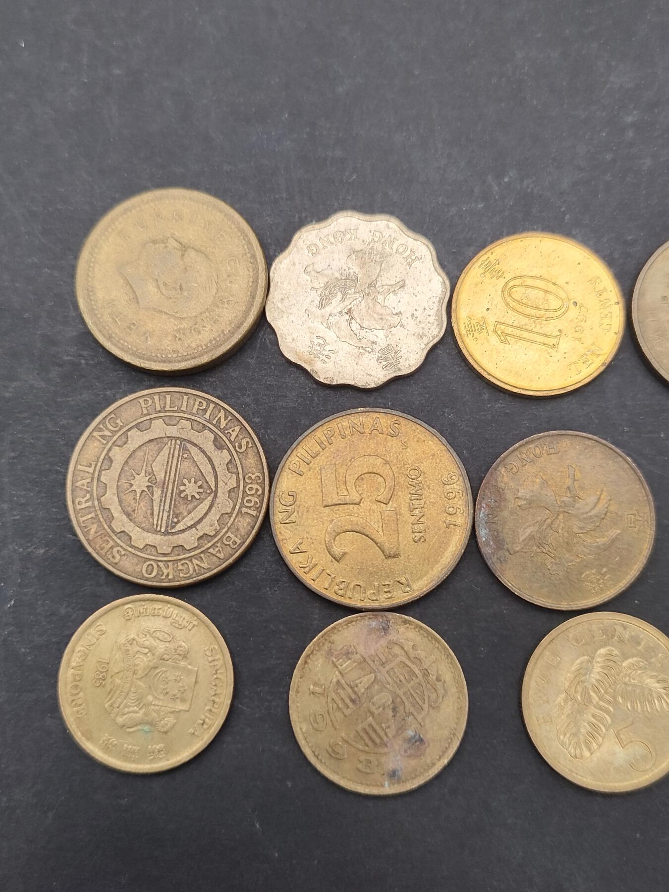 猩哥外币小铺➨【第203场】 钱币12个